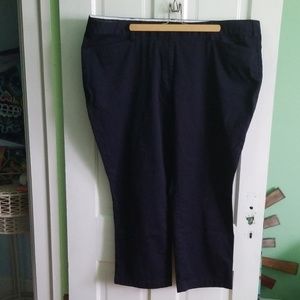 Lands' End navy chinos